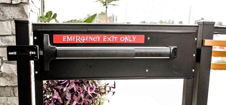 emergency push bar installation in Fort Pierce